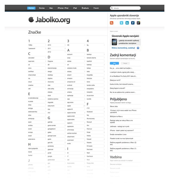 Web / GUI: Jabolko.org
